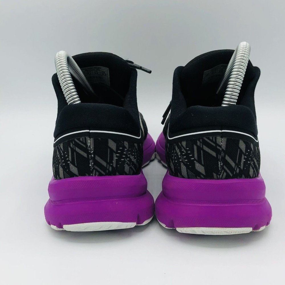 Brooks Women's Black and Purple Running Sneakers - Picture 7 of 11